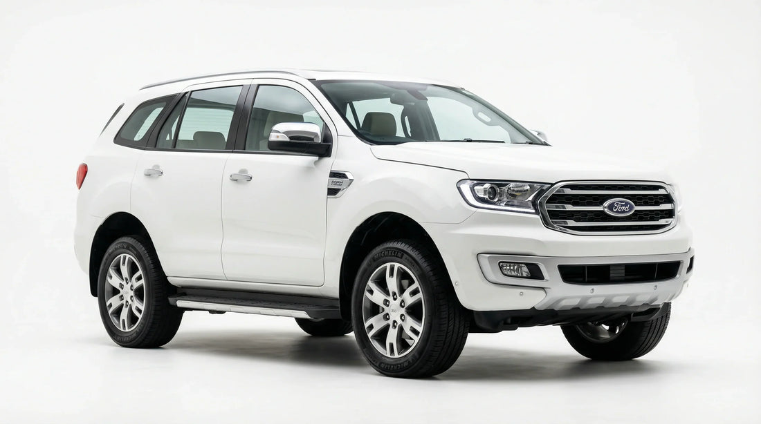 ford endeavour 2020 white front view