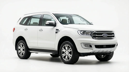 ford endeavour 2020 white front view