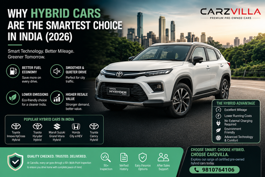 Why Hybrid Cars Are Becoming the Smartest Choice in India (2026)