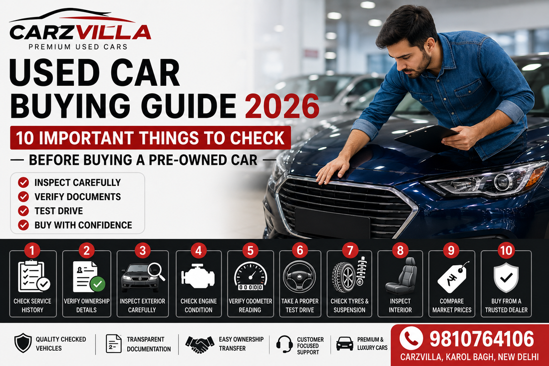 Used Car Buying Guide 2026: 10 Things to Check Before Buying