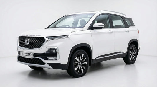 2023 MG Hector Plus 1.5 Sharp CVT — Premium Black 6-Seater SUV