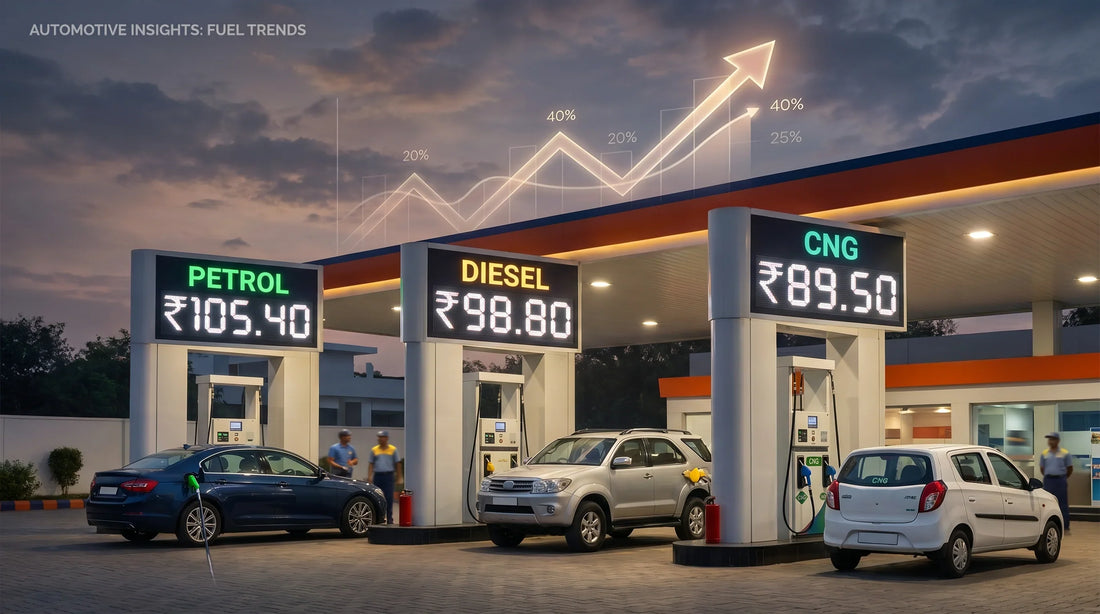 petrol,diesel,cng price board india fuel station