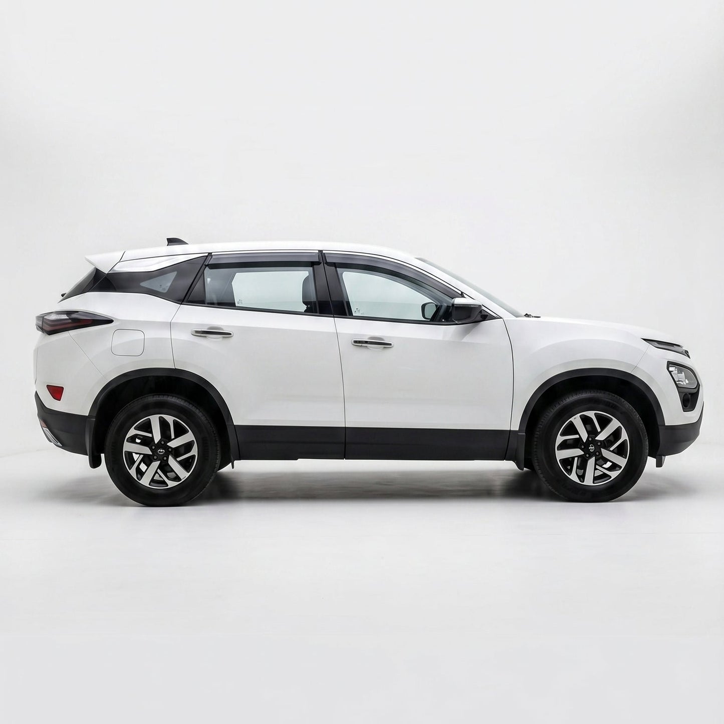 White SUV on a white background