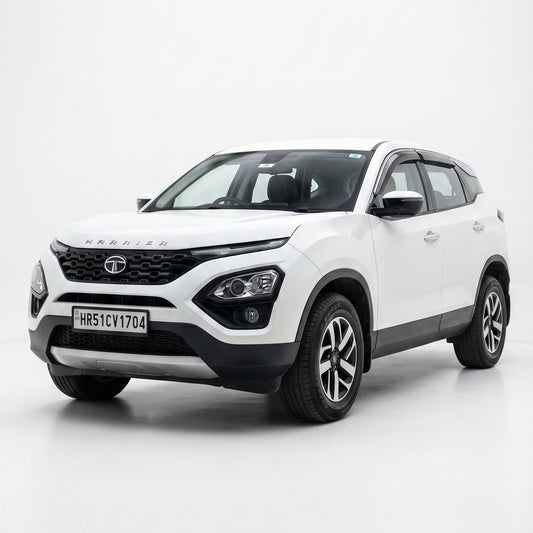 White SUV on a white background