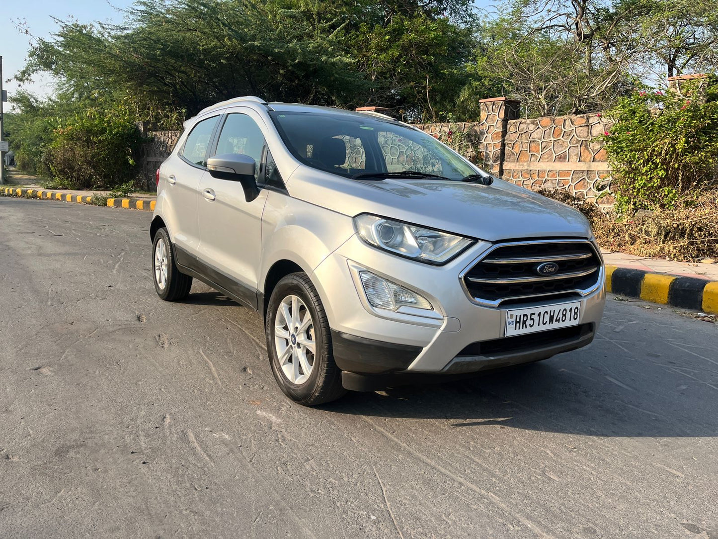 2019 Ford EcoSport Titanium Diesel | HR51 Registered | 68,000 KM Driven | Silver |