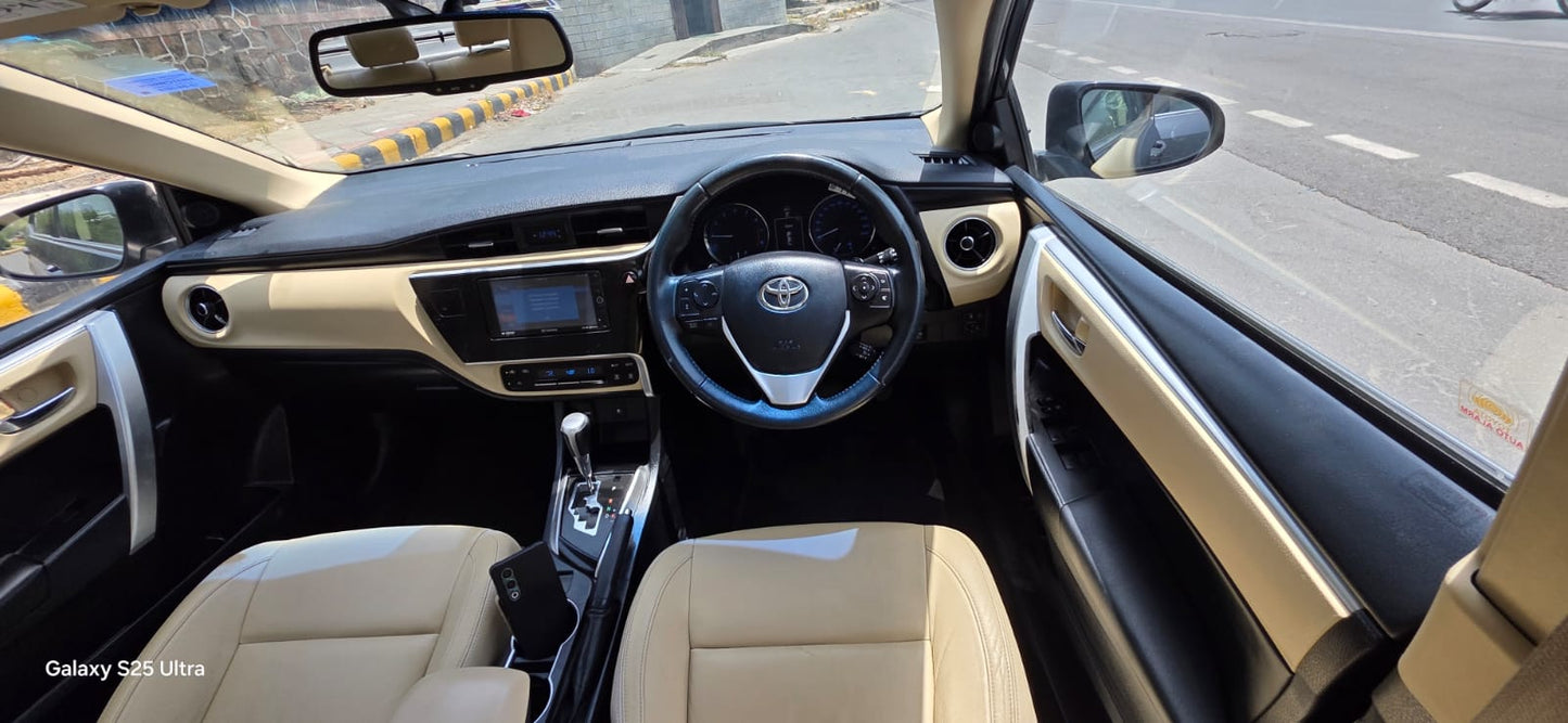 2018 Toyota Corolla Altis VL CVT Petrol | HR51 Registered | 50,000 KM Driven | Grey | ₹9.90 Lakh