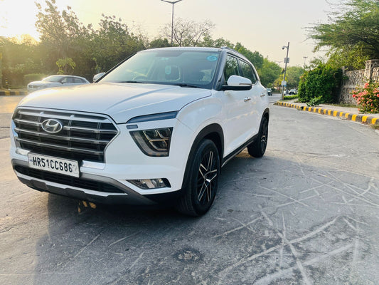 2021 Hyundai Creta SX Diesel | DL Registered | 54,000 KM Driven | Silver | ₹10.50 Lakh